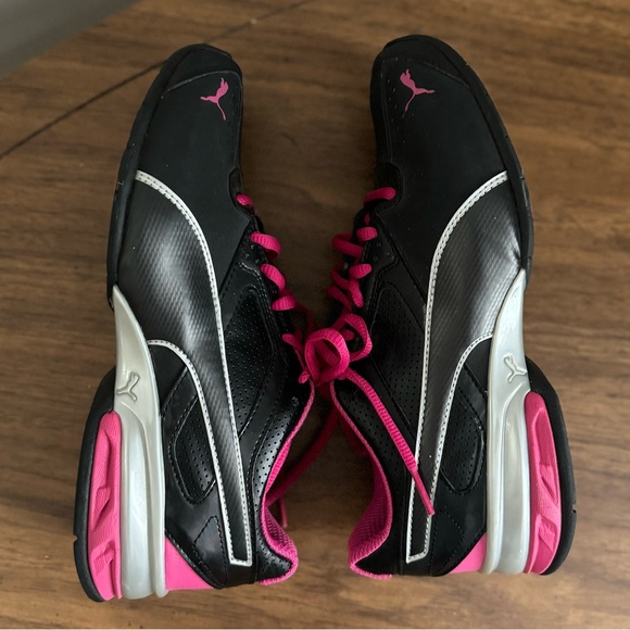 Puma TAZON Athlete Women’s Running Shoes Size 7.5 Black/Pink 18987702 - Picture 8 of 8